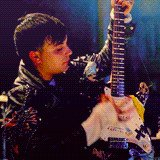 Sometimes I'll play guitar but most of the time I'm fucking things up