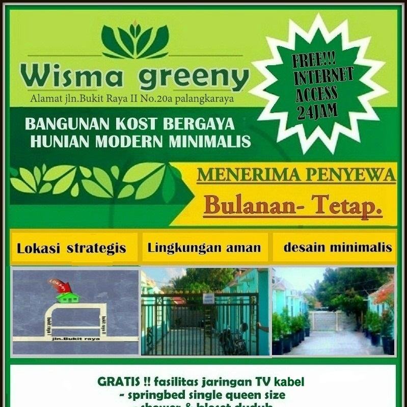 kos-kosan bulanan & harian bergaya modern yg terjangka,berLokasi strategis di jln.Bukit Raya II N020a p.raya informasi & reservasi:0536-3242075 / 082158004441.