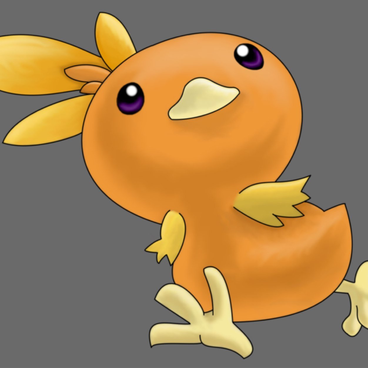 Just a newly hatched Torchic, trying to find a way to survive in this world.