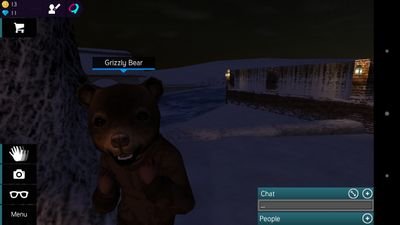 Just a Grizzly Bear in Avakin.