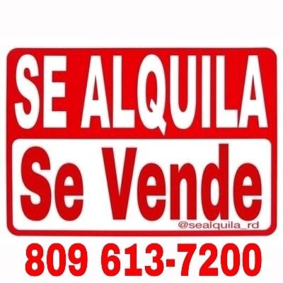 Para alquilar o vender tu propiedad, llamanos y te asesoramos para que hagas la mejor inversion. Whatsapp 809 2999996 809 613-7200 sealquila.sevenderd@gmail.com