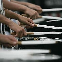 The Percussionists of the Canyon HS Band.