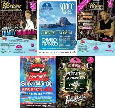 ENTRADAS NEPTUNALIA ( BENIDORM ) / WONDERWALL ( GANDIA ) / TRIBBU ( GANDIA ) ETC...(+INFO:663718105)