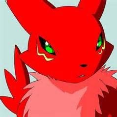 I seem distant but not towards my friends.. My tamer's @krl1988 touch him or be destroyed. Name's Jinsoku. (Elemental) (Renamon)