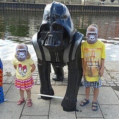 DarthGorilla's profile picture. @darthgorilla by @mandiipope 4 @GreatGorillas 4 @paingtonzoo sponsor: cavannahomes. He needs a new Death Star. Private sale @TraceylakeRees FB/DarthVaderGorilla