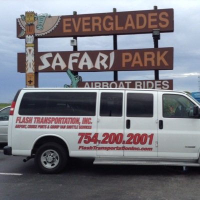 Flash Transportation,Inc Offering Airport,Cruise port & Group transportation Throughout S. Florida Phone:754-200-2001