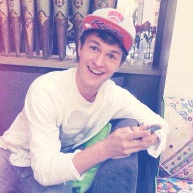 We don't mind to be in love with a perfect boy like Ansel Elgort, Okay?