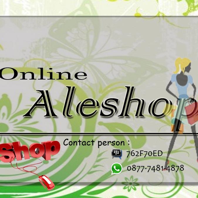 aleshop12's profile picture. Grosir & ecer tas import korea
reseller very welcome
bbm : 762F70ED/ 7D4C6B25 ready grup bbm
Wa/sms : 087774814878
twitter : aleshop12
line : euissutinah