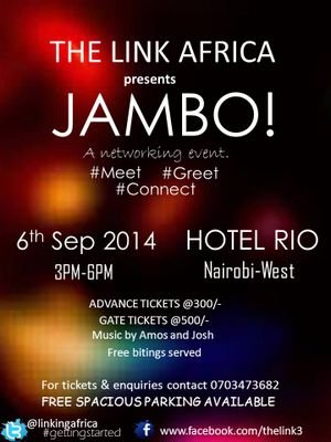 building and facilitating lasting&necessary networks through our networking event #Jambo!