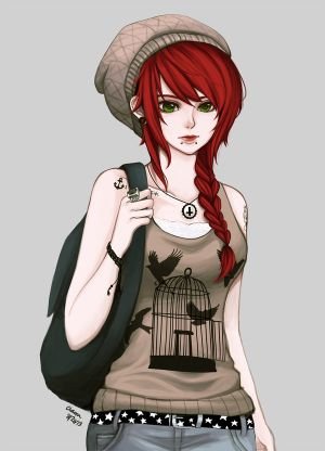 Hiya~ Names Lilith, Daughter of Death & Lead singer of Death kiss|FavTreat: SkullCandy|Loves: Partying,Gaming, and Singing|Bisexual|Tomboy