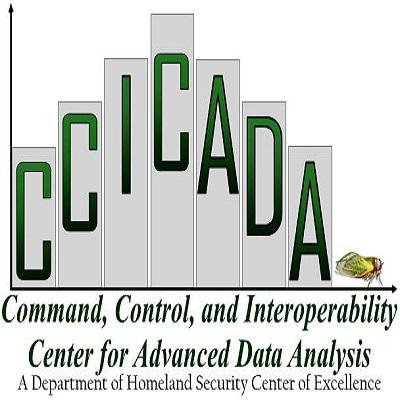 CCICADA's profile picture. Command, Control, and Interoperability Center for Advanced Data Analysis. A Center for Visual Analytics and Data Analysis