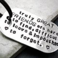 The greatest gift of life is friendship, and I have received it.