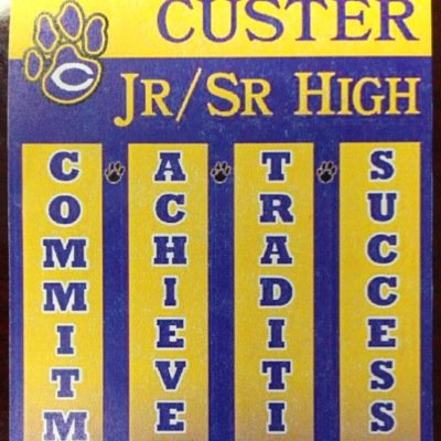 Official Twitter of Custer Jr/Sr High School