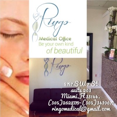 Medical spa in Miami, Fl. 
Aesthetic and anti-aging medicine. 
5757 SW 7 Street suite 203 Miami,Fl 33144
Ringomedical@gmail.com 
A place to GLOW✨