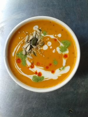 Delicious seasonal soups. Find us on Whitecross St Market, Barbican (12-2.30pm).