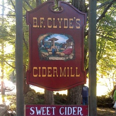 Fan page for B.F. Clydes Cider Mill