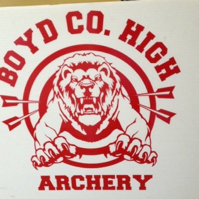 Boyd County High School Archery, for boys and girls, all are welcome. We have an indoor archery range and equipment ready for a 3D range. No experience required