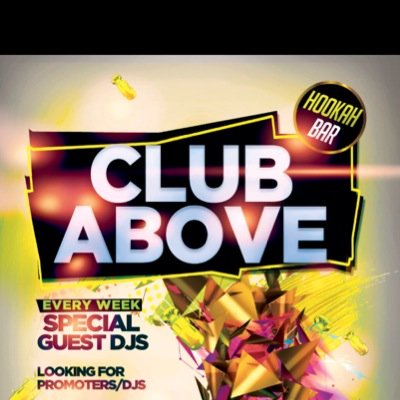 NJs ONLY 18+ Party Spot Open From 9-5am! LOOKING FOR DJs & PROMOTERS Abovenightclub@gmail.com 7090 Rt 35 North