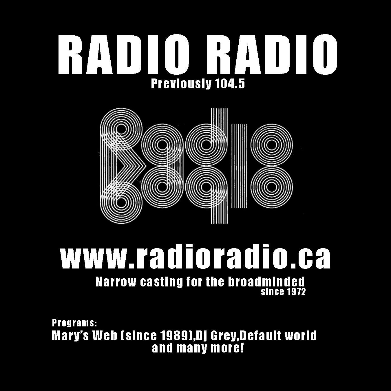 #radioradiocanada INDIE STATION SINCE 1972