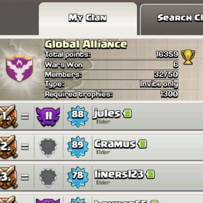 Join my clan or the feeder #global alliance or globalalliance2. Join only if your level 25+