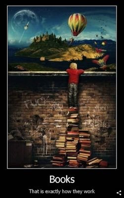 Full of food. All the time. Food, food, food. And books. Must have books and food to survive. That is all.