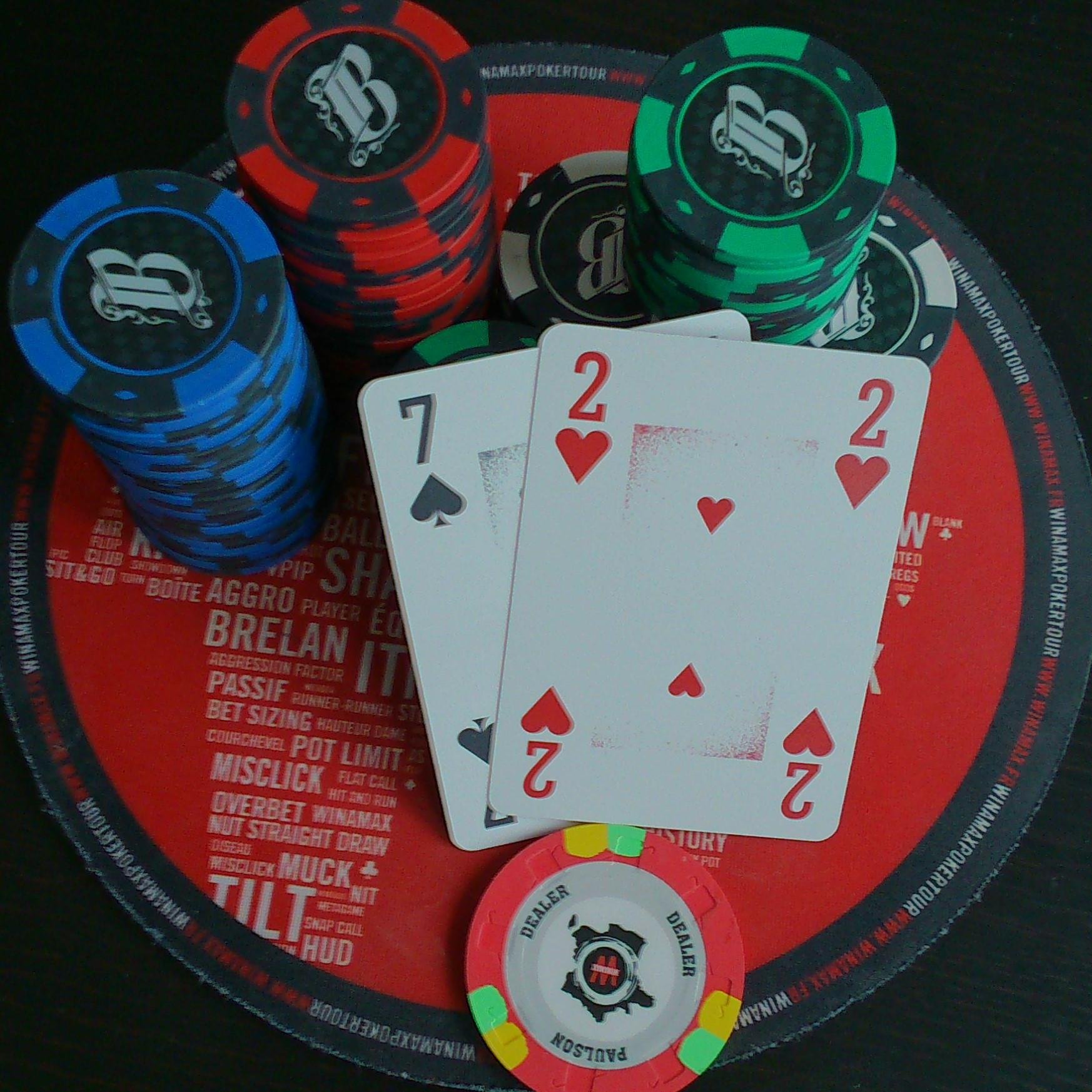 Fil Twitter d'un passionné de #poker