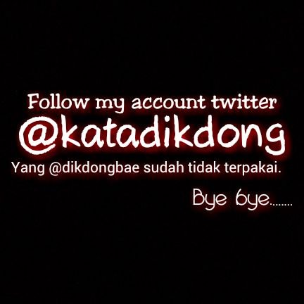 Follow @katadikdong
