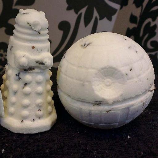 Geeky little luxuries - all-natural bath and body products, including bath bombs, lip balms, cuticle creams, and more!