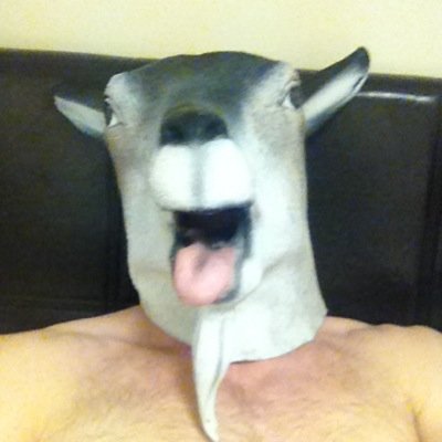 Half man half goat, i like to eat things and charge at trees