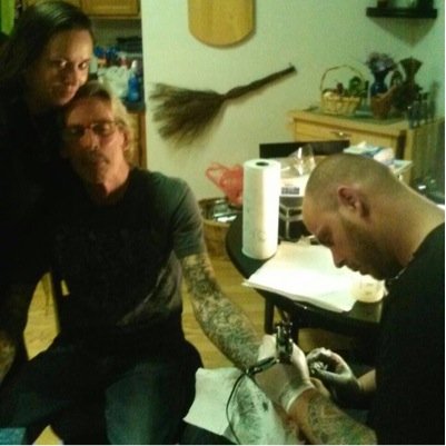 My job is to do skin art, engraving human skin with ink and pigments, in a manner which is pleasing to the eye, and satisfactory to the customer!