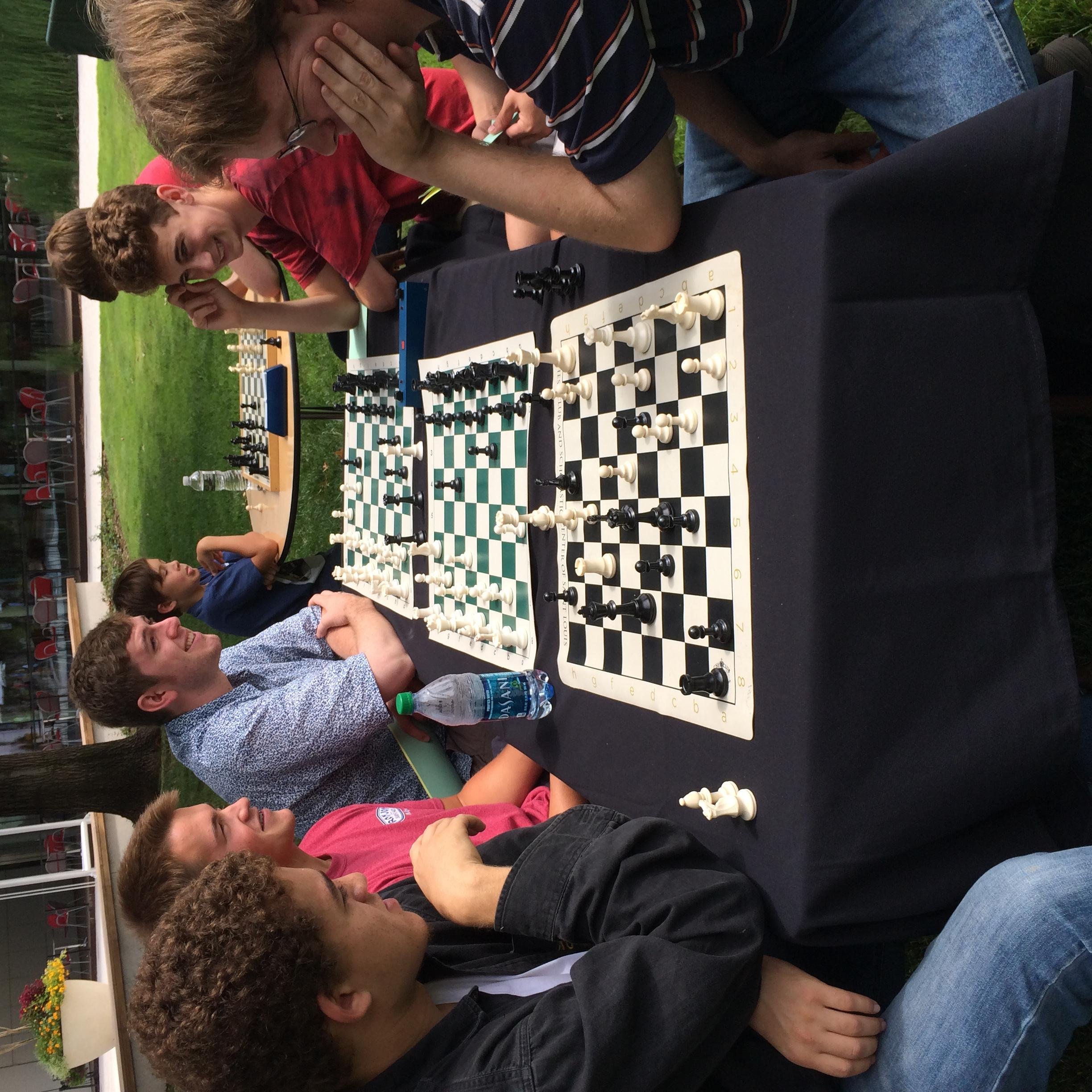 I set up chess tables around the OKC area! Featured at Myriad Gardens, H&8th, Premiere on Film Row, and the Challengers Chess Club of OKC.