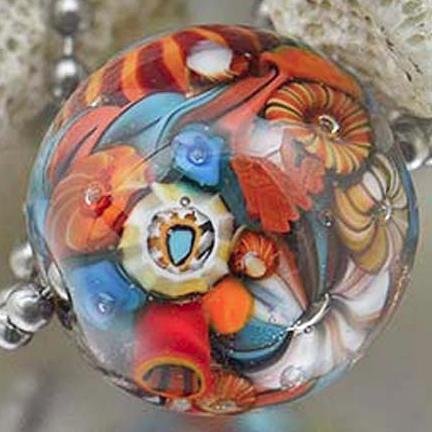 Fine Lampwork Glass Art Beads Handmade for Jewelry Designers & Collectors.