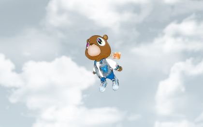 yeezy bear keeping it real.