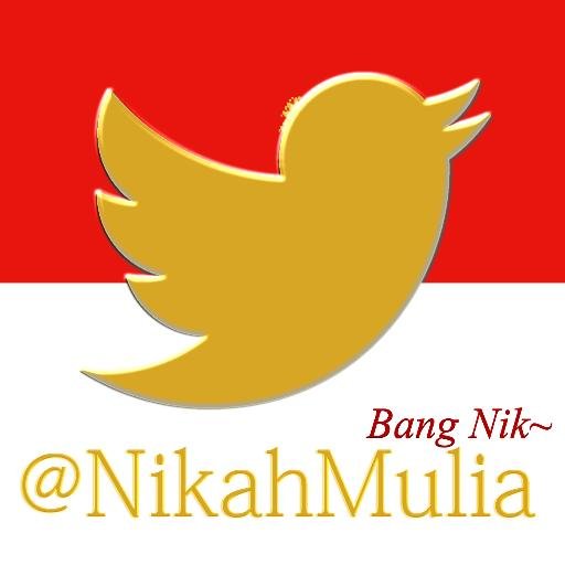 NikahMulia's profile picture. Jomblo itu MULIA. Nikah itu IBADAH. Follow @NikahMulia dan RT untuk menebar manfaat | Status Pasti dan Tambah Mulia | Call Me Bang Nik~ | nikahmulia@gmail.com