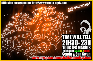 TIME WILL TELL reggae program every Tuesday 21H30 23H00 @ RADIO ACTIV' http://t.co/6qMt7dLJ9O