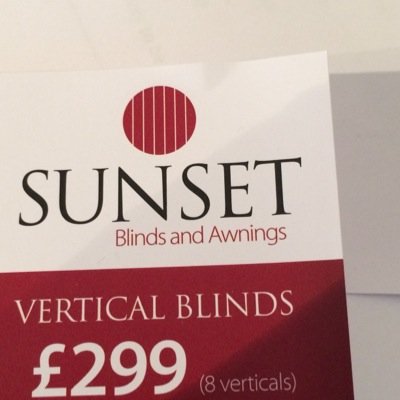 FREE measuring. Vertical Blinds 8 for £299. All other blinds / awnings / conservatories.

Cheapest around !! Call 07477 495 299