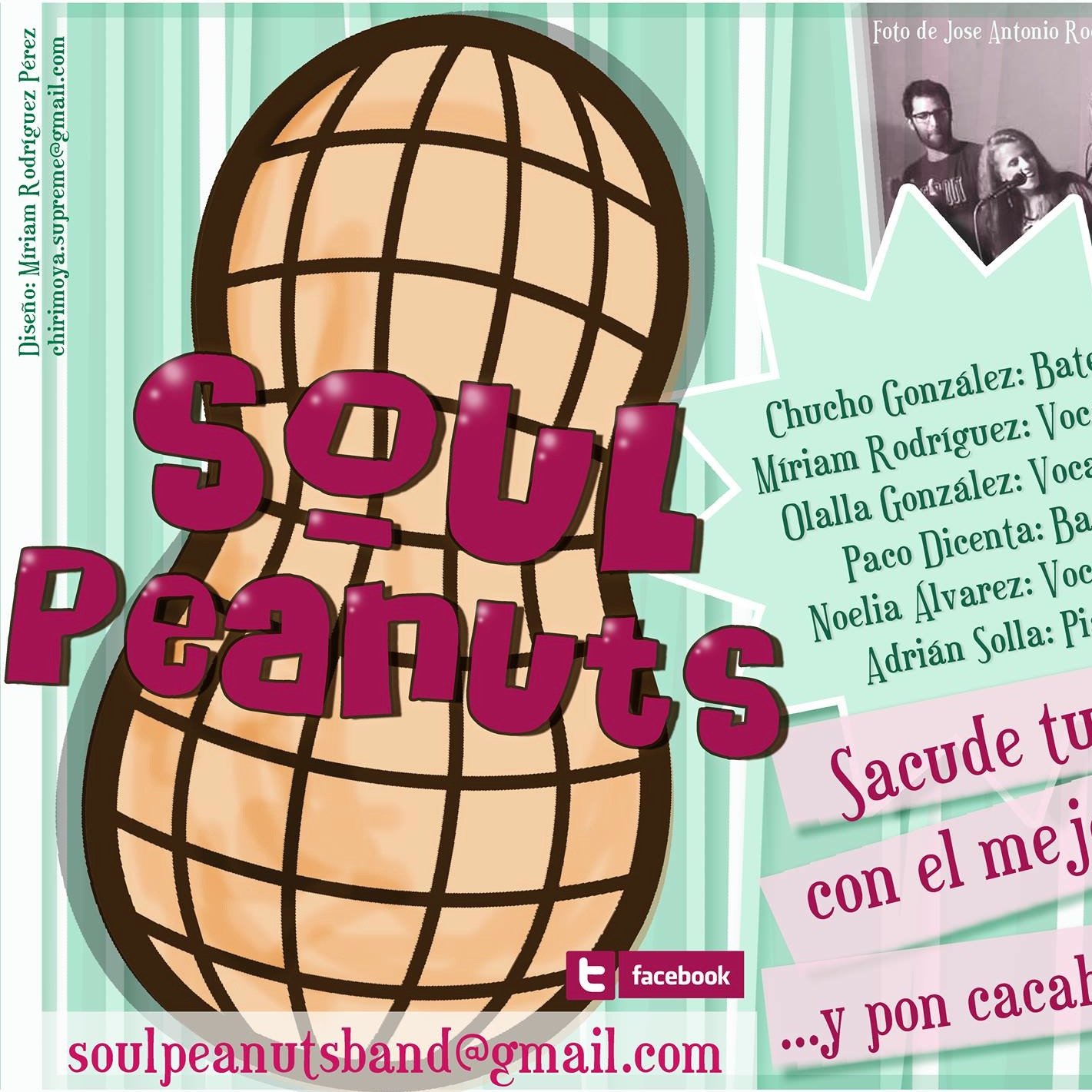 soulpeanuts's profile picture. Cacahuetes de Soul garrapiñados afincados en Galaecia. Banda viguesa en proceso funkrónico