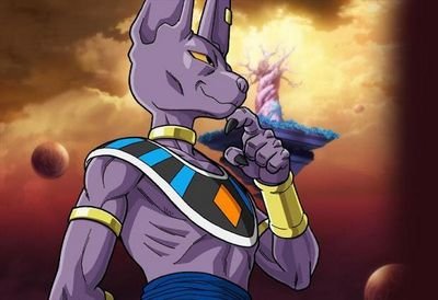 Beerus, God of Destruction for the seventh universe.