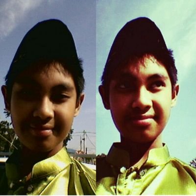 selfie.. and posting status