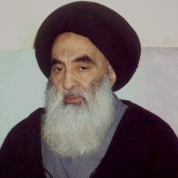 المرجع الديني الاعلى اية الله العظمى السيد علي حسيني السيستاني حفظه الله