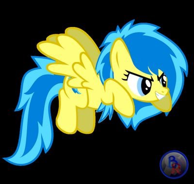 just a filly my name is Blazing Bolt nice to meet you...huge fan of Vinyl Scratch lets lay out the wubs #MLPRP #orphan