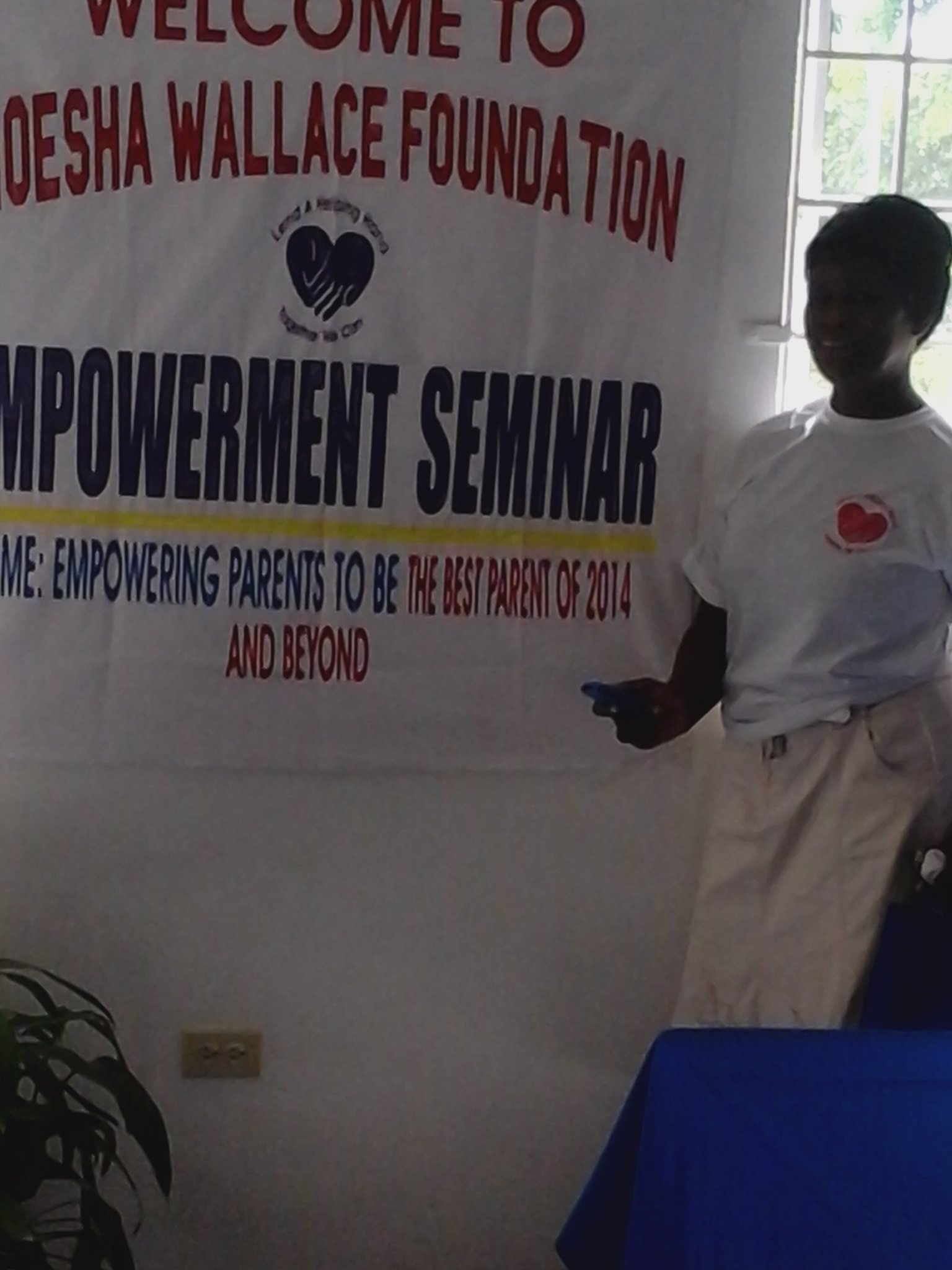 I am he founder and C.E. O of Moesha Wallace Foundation