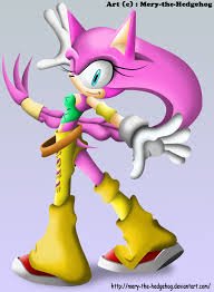 Hi I'm Mery the Hedgehog! I'm a fighting machine! Ya need help in a fight? Call my name! Now be nice to me! Or ill have to hurt you! {Art is not mine!}