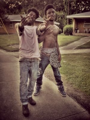 I taught a couple young niggahs how to shoot some old guns ...