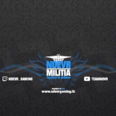 Official twitter of NdevR Militia | go big or go home | Manager @NdevR_Lefty | Sponsors: cinch gaming use code NdevRM for 5% off