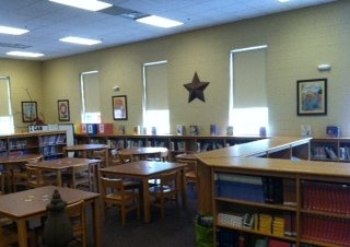 Library of an elementary Paideia school