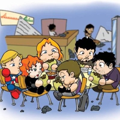 The daily lives of your favorite team of heroes.