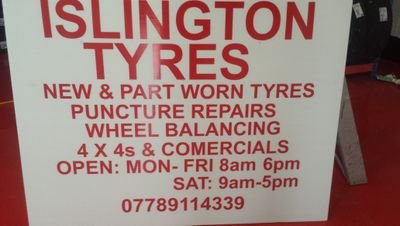 Islington tyres supply & fits the best quality new & part worn tyres 2 minutes from the royal hospital         WE WILL NOT BE BEATEN ON PRICE FOR NEW TYRES