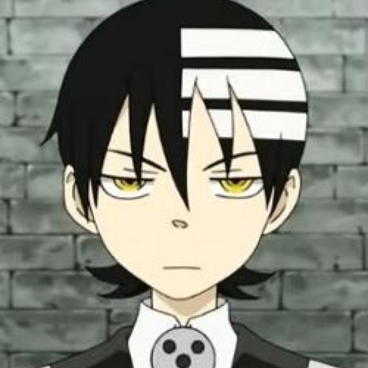 Hello im death the kid son of lord death i go to the dwma. My weapons are liz and patty (looking for) symmety is the key