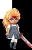 (This is an OC (RP)) Hey, I'm Abbie. It's nice to meet cha! If your looking for Peach you'll find her over there. But there's no point really, she's dead now...